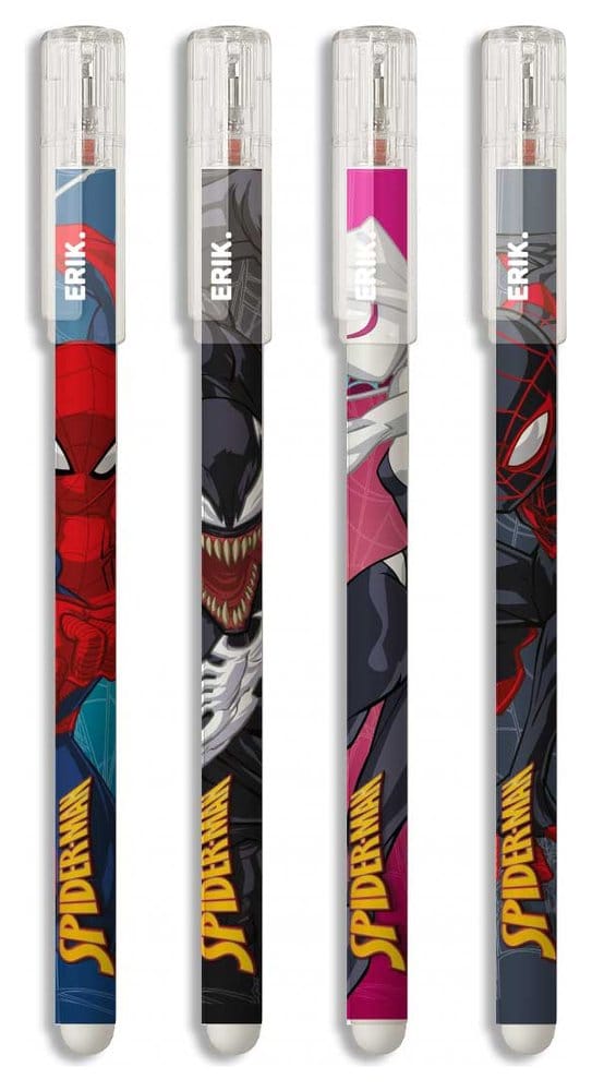 Grupo Erik Spider-Man Radierbarer Stift 4er Set