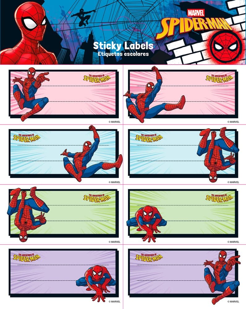 Grupo Erik Spider-Man Selbstklebende Etiketten