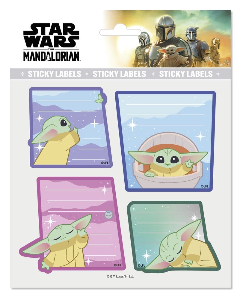Grupo Erik Star Wars The Mandalorian Grogu Premium Selbstklebende Etiketten