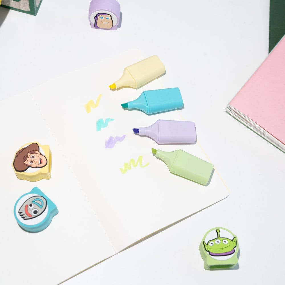 Grupo Erik Toy Story Textmarker Mit Toppern 4er Set