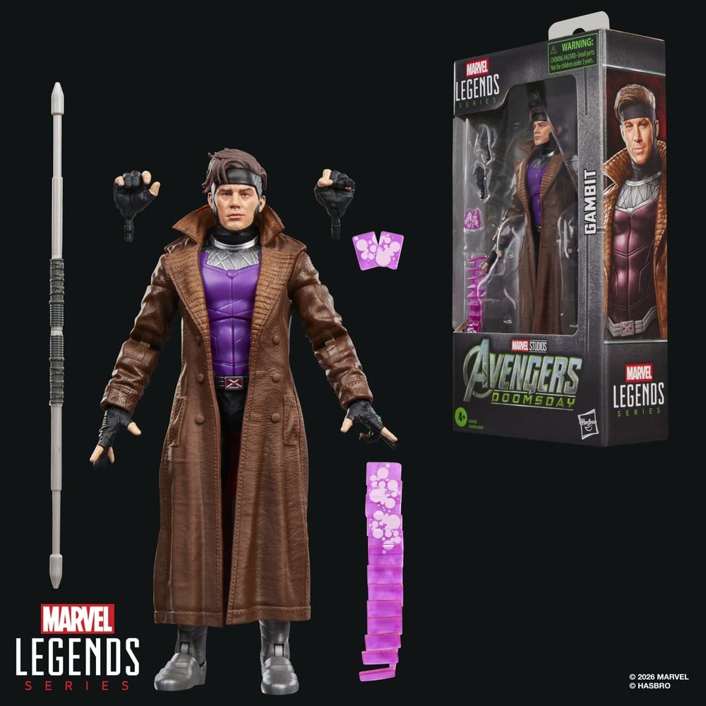 Hasbro Avengers Doomsday Marvel Legends Gambit Actionfigur