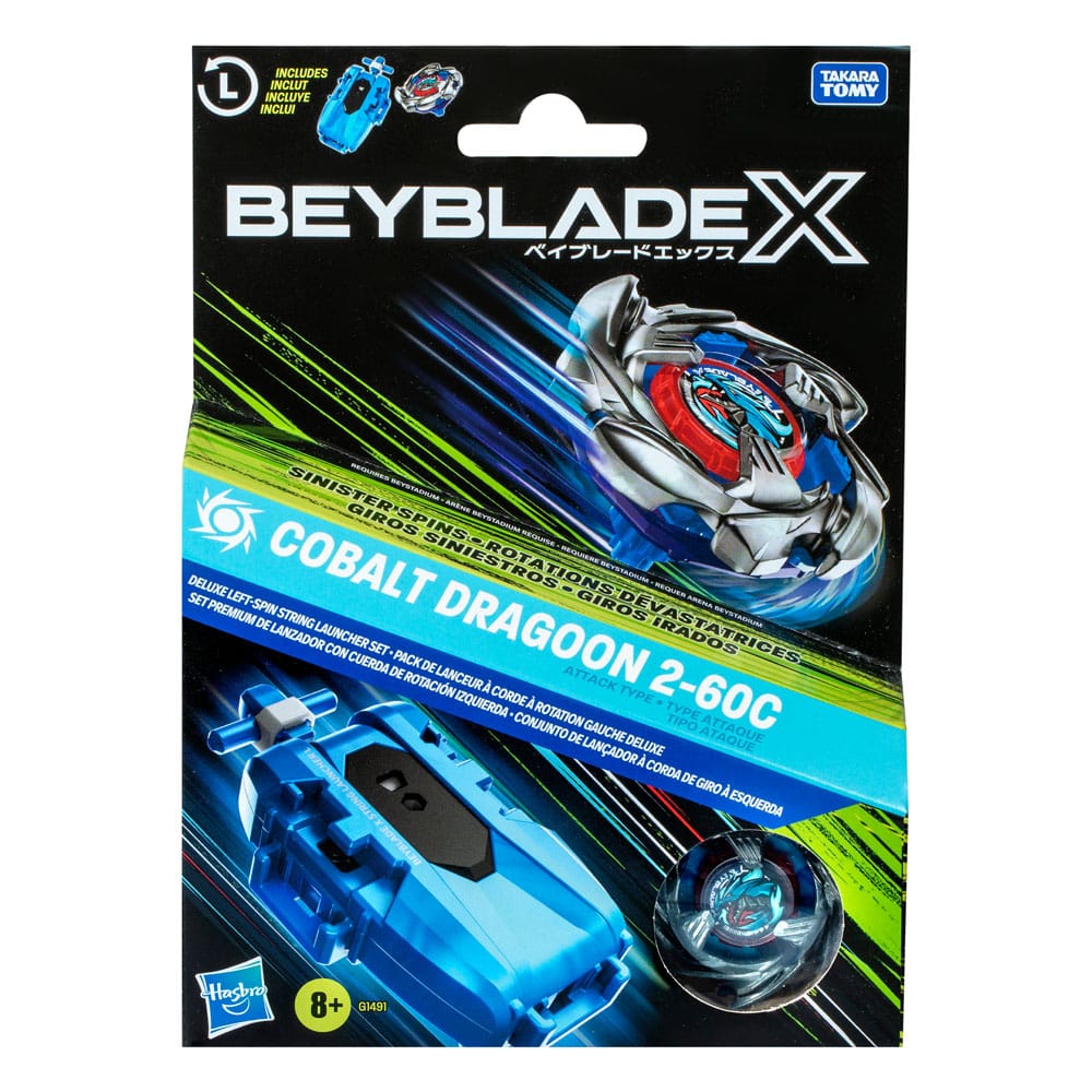 Hasbro Beyblade X Cobalt Dragoon 2-60C Schnur Starter Set