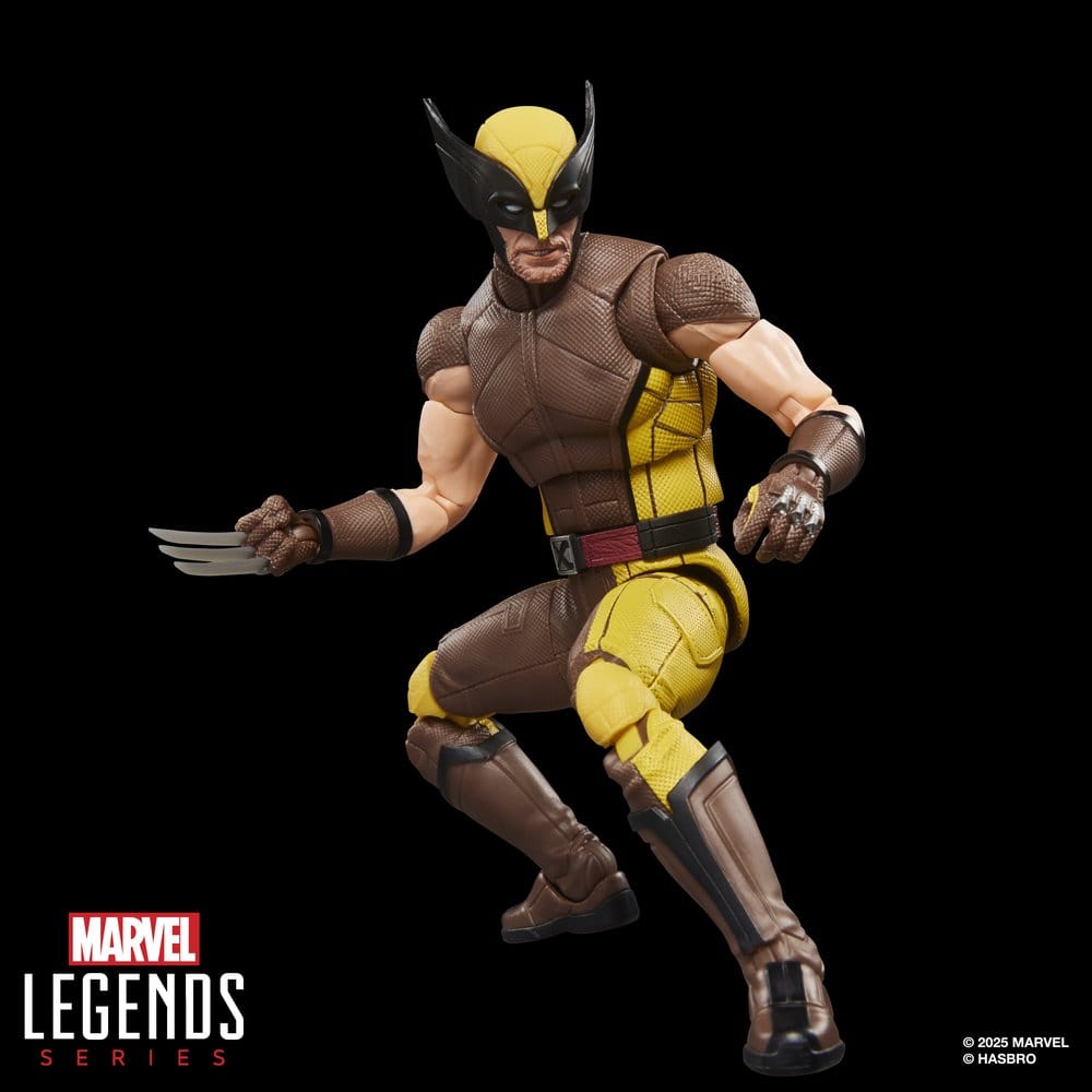 Hasbro Deadpool und Wolverine Marvel Legends Wolverine Brown Suit Actionfigur