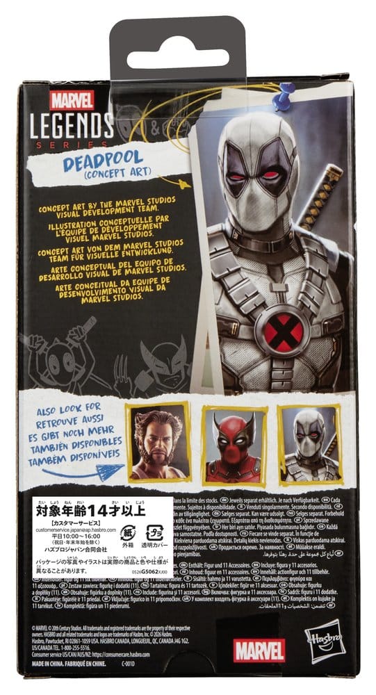 Hasbro Deadpool & Wolverine Marvel Legends Deadpool (Concept Art) Actionfigur