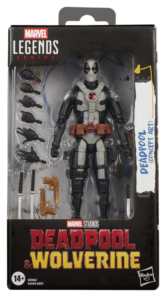 Hasbro Deadpool & Wolverine Marvel Legends Deadpool (Concept Art) Actionfigur