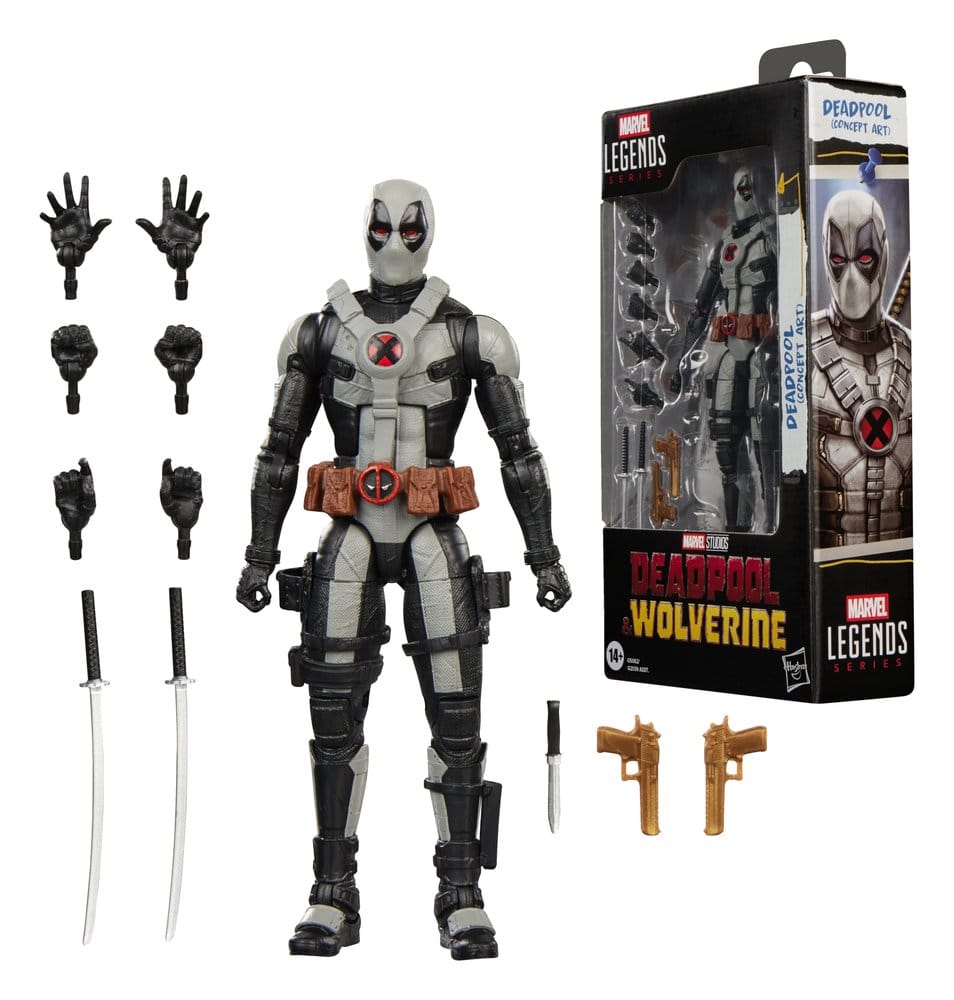 Hasbro Deadpool & Wolverine Marvel Legends Deadpool (Concept Art) Actionfigur