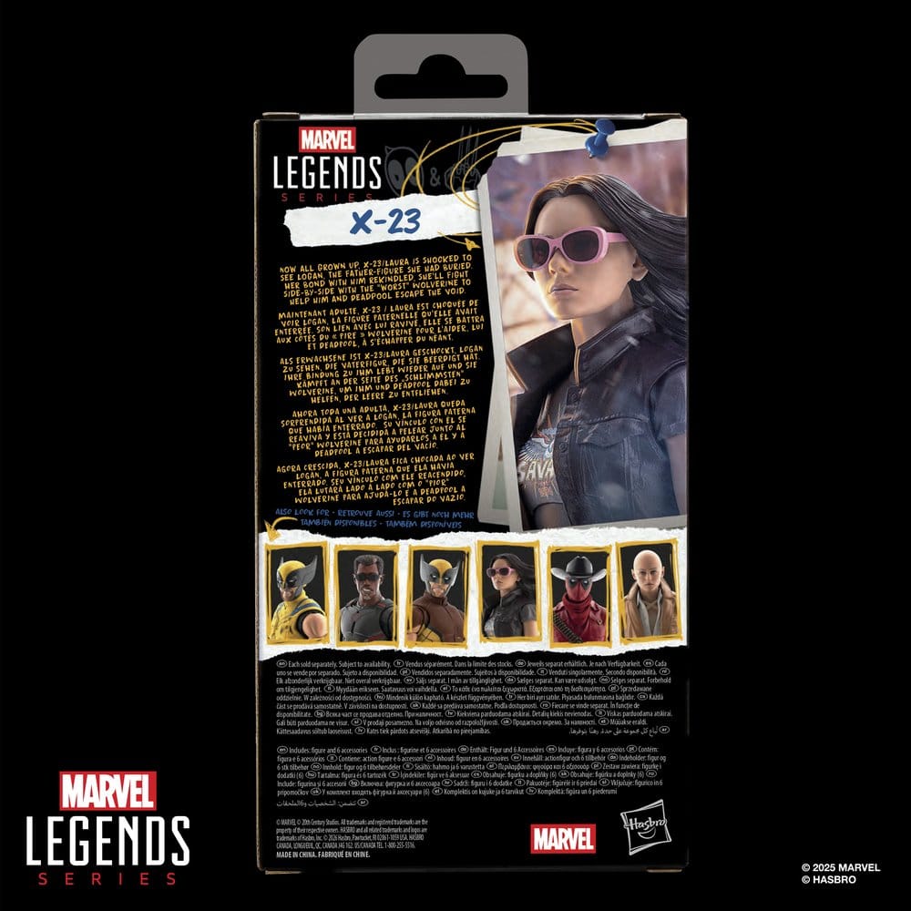 Hasbro Deadpool & Wolverine X.23 Marvel Legends Actionfigur