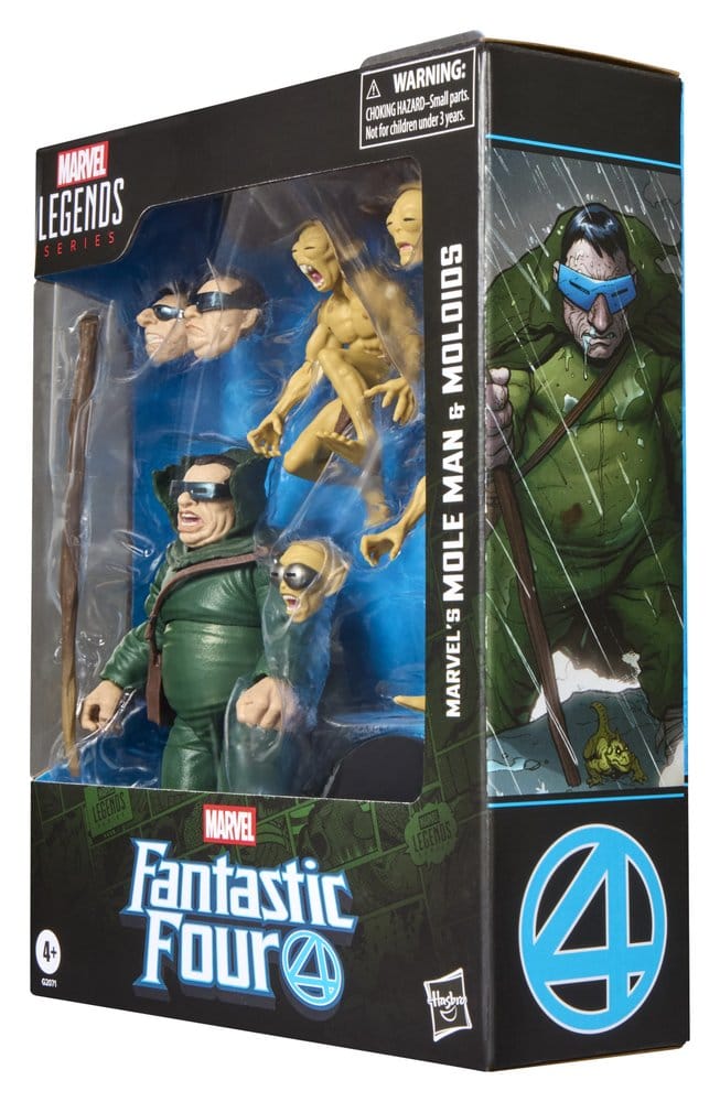 Hasbro Fantastic Four Marvel Legends Mole Man Moloids 3er-Pack Actionfiguren