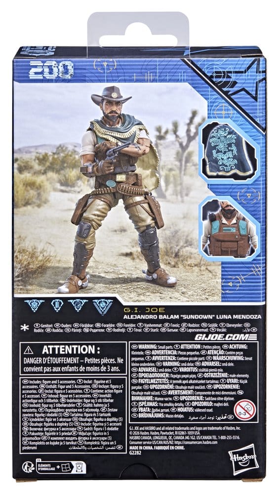 Hasbro G.I. Joe Classified Series #200 Alejandro Balam Luna Mendoza Sundown Actionfigur