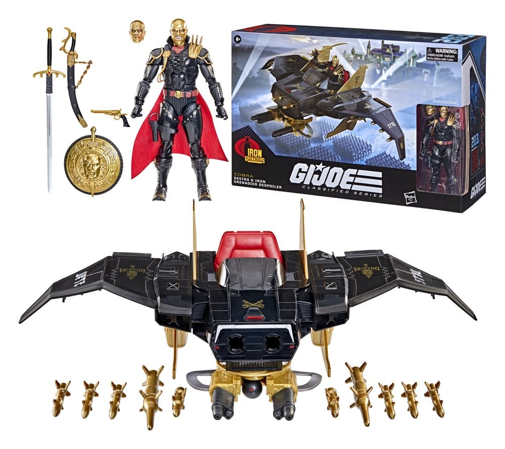 Hasbro G.I. Joe Classified Series Destro Iron Grenadier Despoiler Fahrzeug Set Actionfigur
