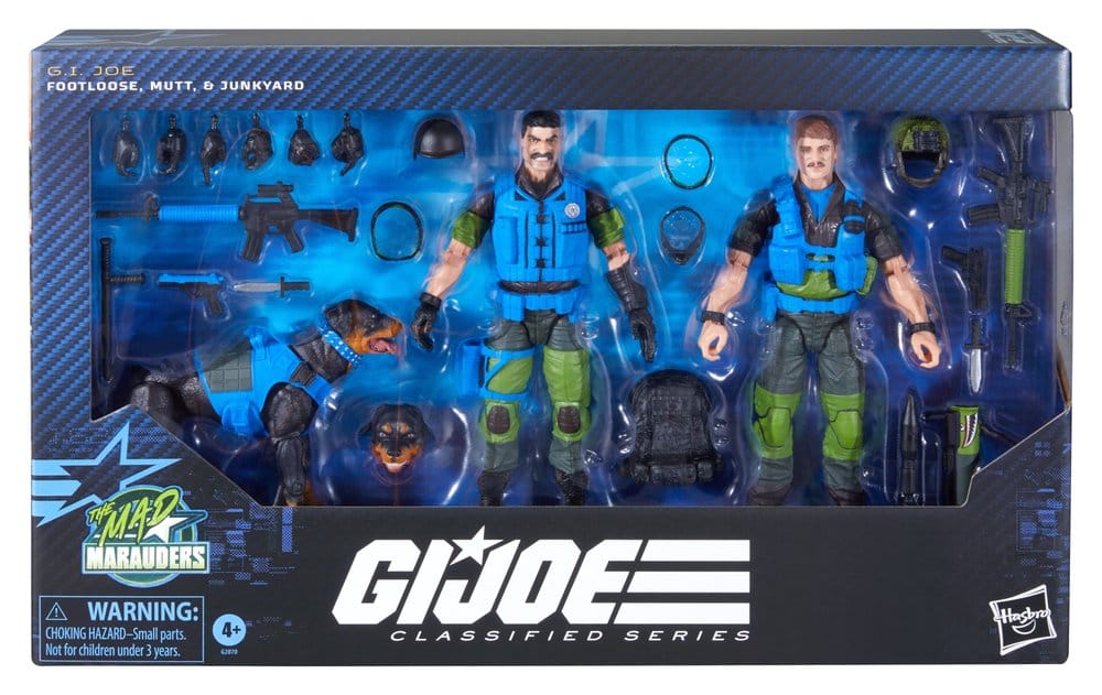 Hasbro G.I. Joe Classified Series Mad Marauders Footloose Mutt Junkyard 3er-Pack Actionfiguren
