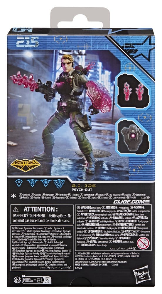 Hasbro G I Joe Classified Series Psych Out Night Force Actionfigur
