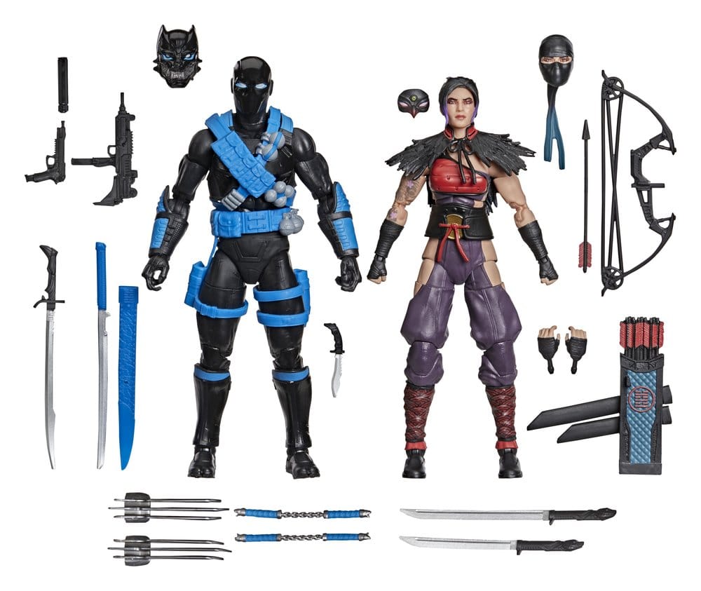 Hasbro G.I. Joe Classified Series Snake Eyes & Kim "Jinx" Arashikage 2er-Pack Actionfiguren