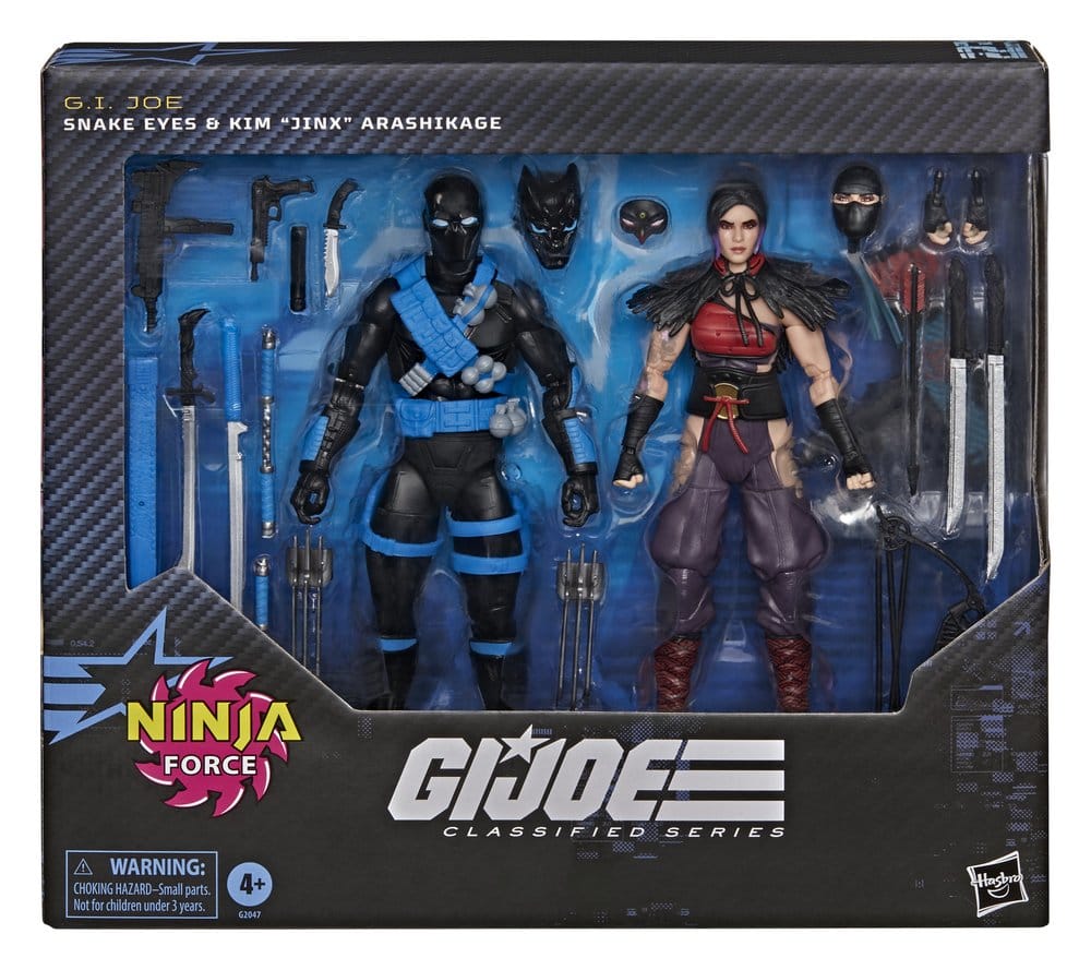 Hasbro G.I. Joe Classified Series Snake Eyes & Kim "Jinx" Arashikage 2er-Pack Actionfiguren