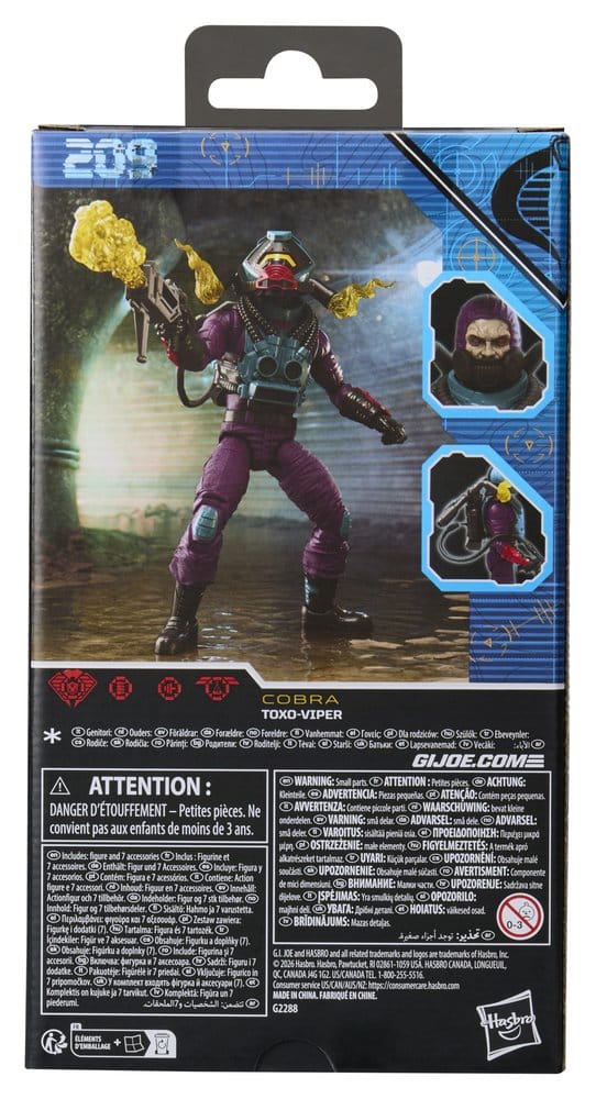 Hasbro G.I. Joe Classified Series Toxo Viper Actionfigur