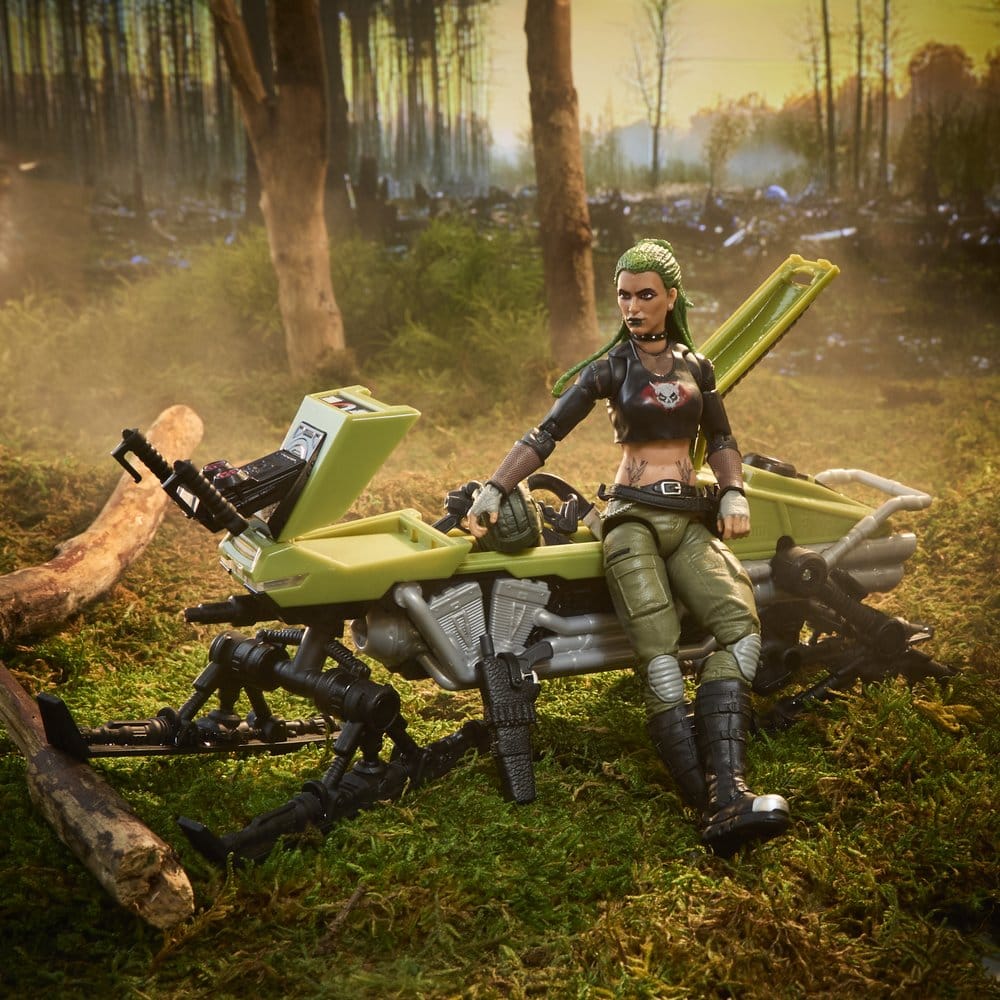 Hasbro G.I. Joe Classified Series Zanya Und Dreadnok Chameleon Swamp Skier Fahrzeug Actionfigur