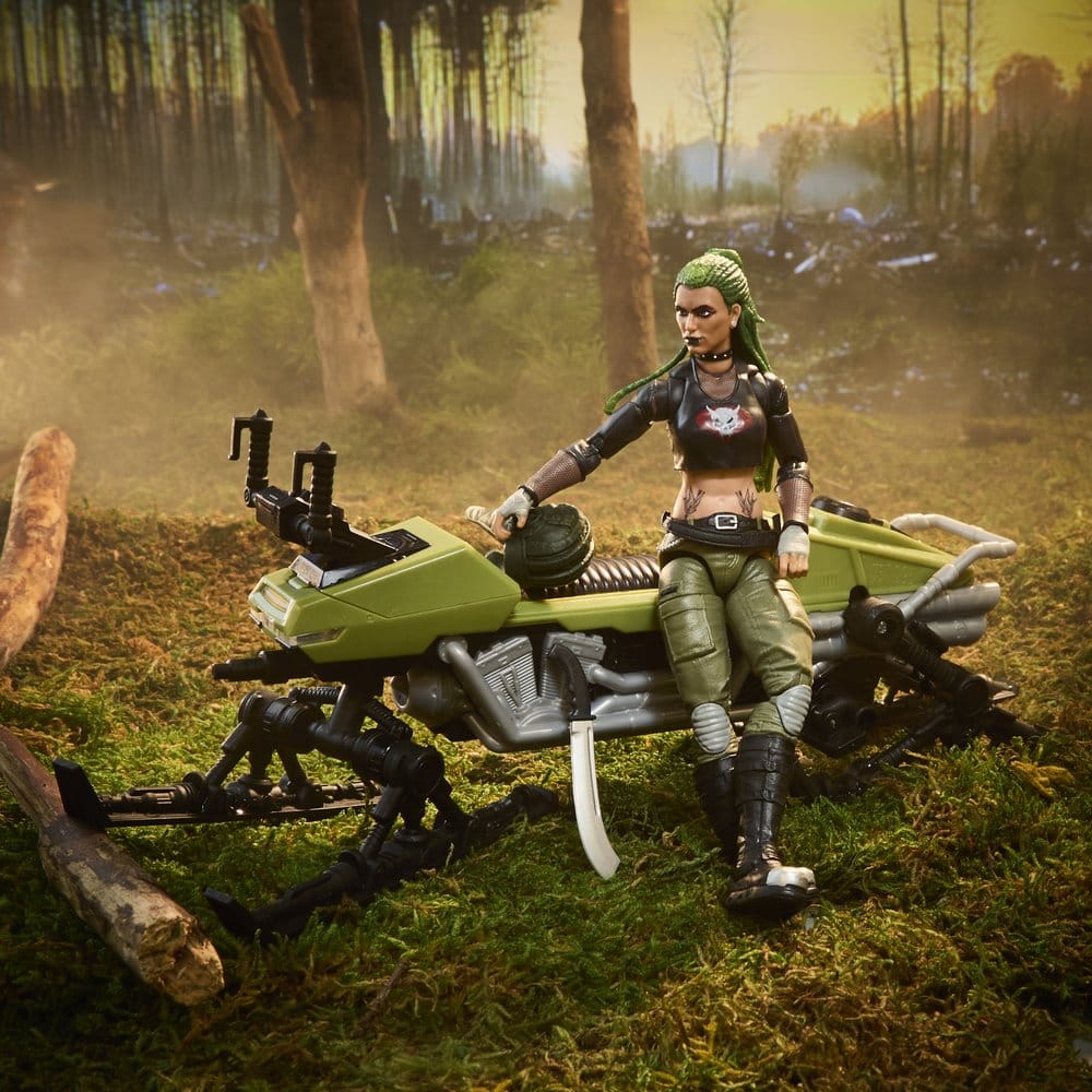 Hasbro G.I. Joe Classified Series Zanya Und Dreadnok Chameleon Swamp Skier Fahrzeug Actionfigur