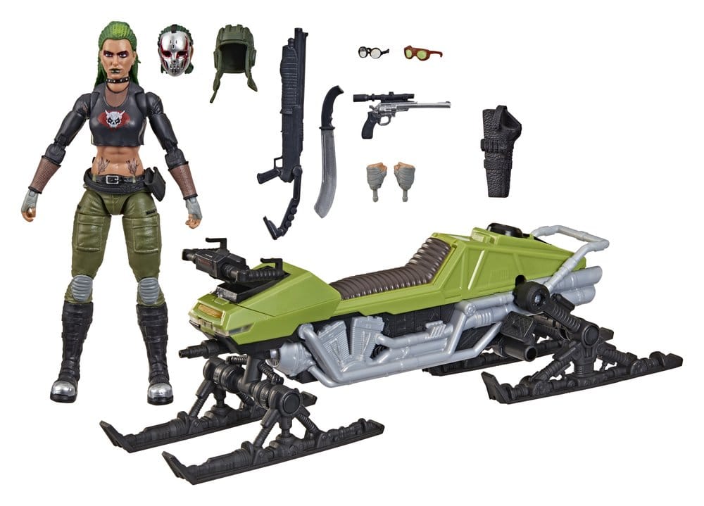 Hasbro G.I. Joe Classified Series Zanya Und Dreadnok Chameleon Swamp Skier Fahrzeug Actionfigur