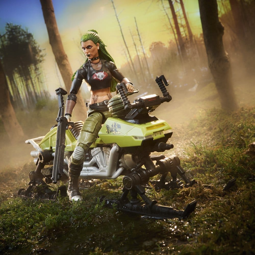 Hasbro G.I. Joe Classified Series Zanya Und Dreadnok Chameleon Swamp Skier Fahrzeug Actionfigur