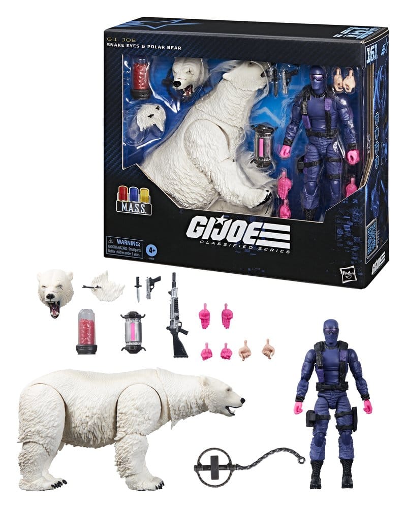 Hasbro GI Joe Classified Series Snake Eyes with Polar Bear Actionfigur