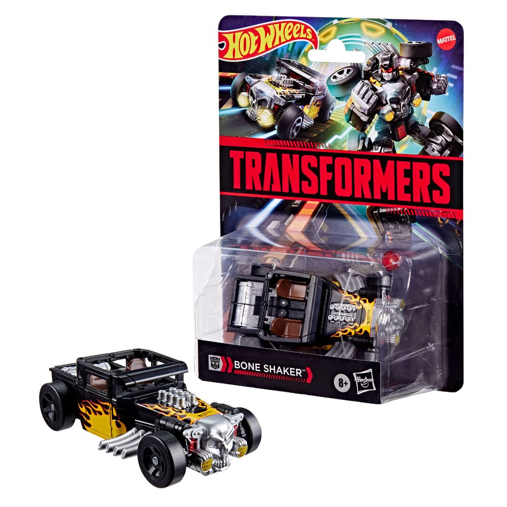Hasbro Hot Wheels x Transformers Bone Shaker Actionfigur