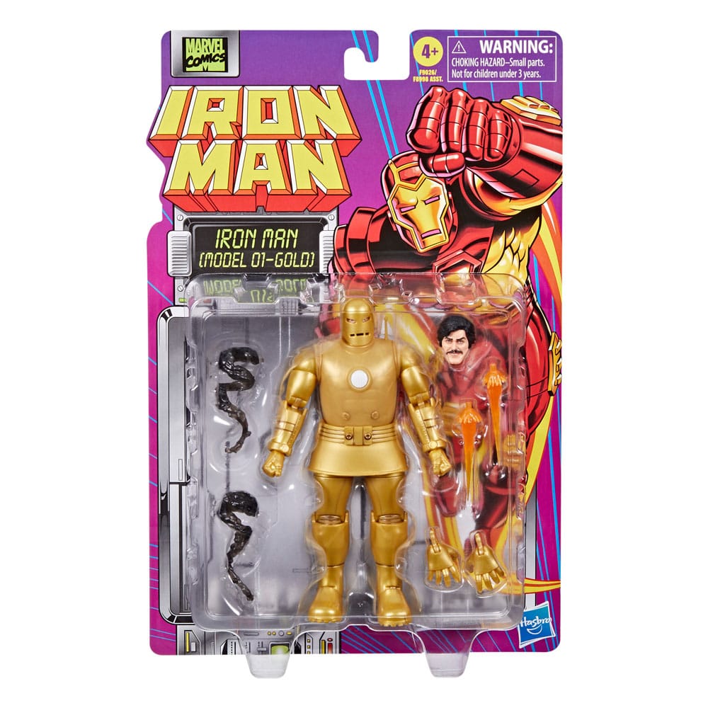 Hasbro Iron Man Marvel Legends Iron Man Model 01-Gold Actionfigur