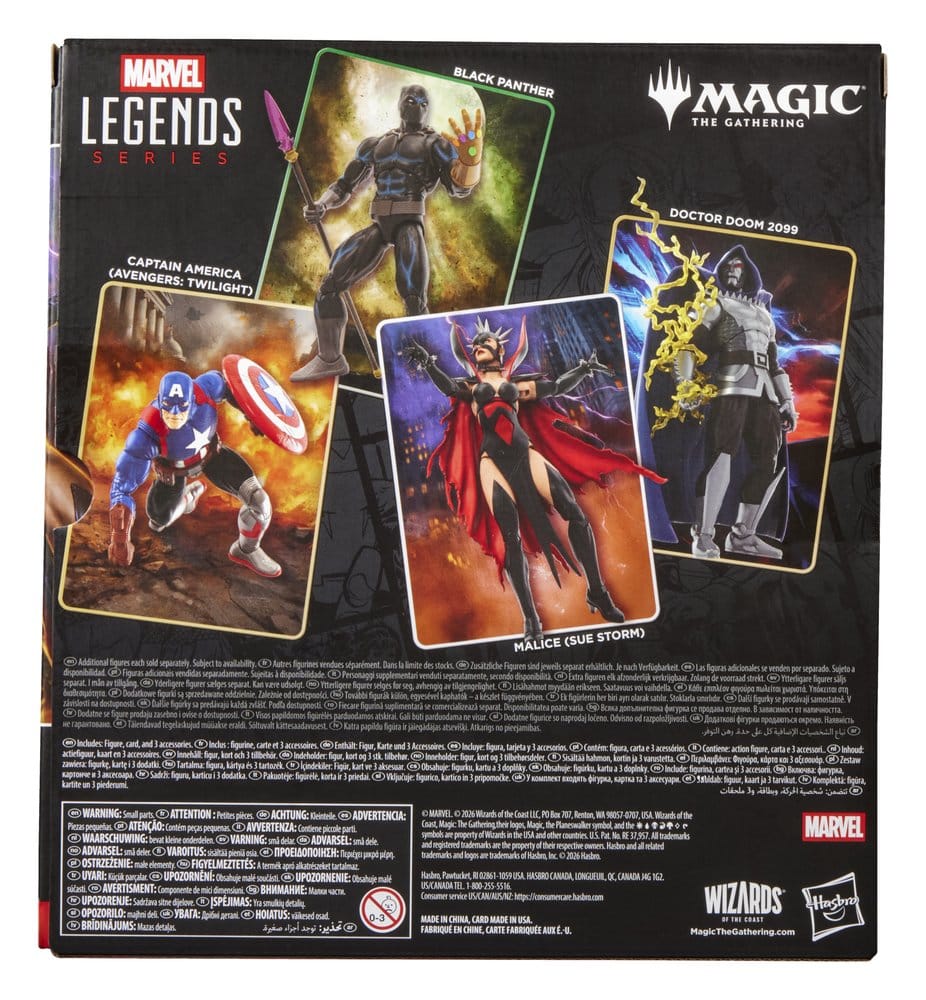 Hasbro Magic The Gathering Marvel Super Heroes Fantastic Four Malice (Sue Storm) Marvel Legends Actionfigur