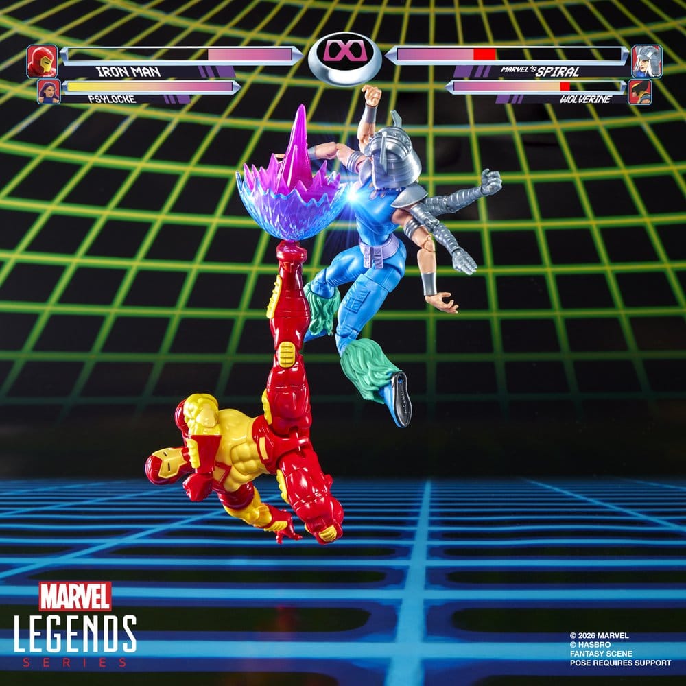 Hasbro Marvel Games Iron Man Marvel’s Spiral Marvel Legends 2er-Pack Actionfiguren