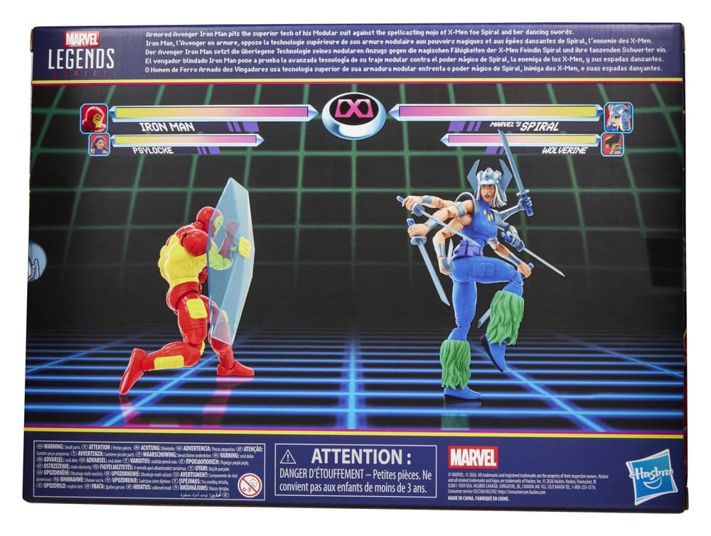 Hasbro Marvel Games Iron Man Marvel’s Spiral Marvel Legends 2er-Pack Actionfiguren