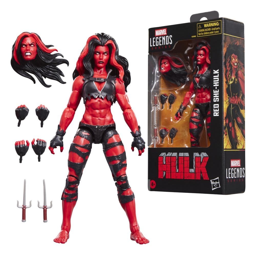Hasbro Marvel Hulk Marvel Legends Red She-Hulk Actionfigur