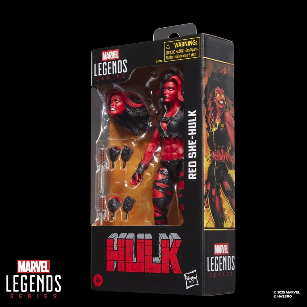 Hasbro Marvel Hulk Marvel Legends Red She-Hulk Actionfigur