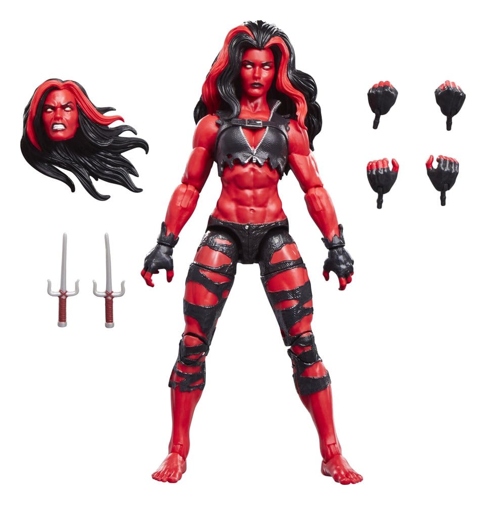 Hasbro Marvel Hulk Marvel Legends Red She-Hulk Actionfigur