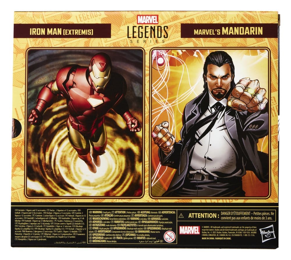 Hasbro Marvel Iron Man (Extremis) & Marvel’s Mandarin Marvel Legends 2er-Pack Actionfiguren