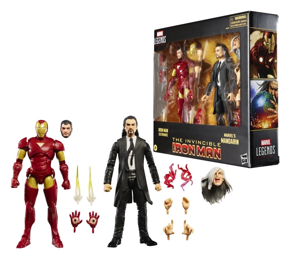 Hasbro Marvel Iron Man (Extremis) & Marvel’s Mandarin Marvel Legends 2er-Pack Actionfiguren