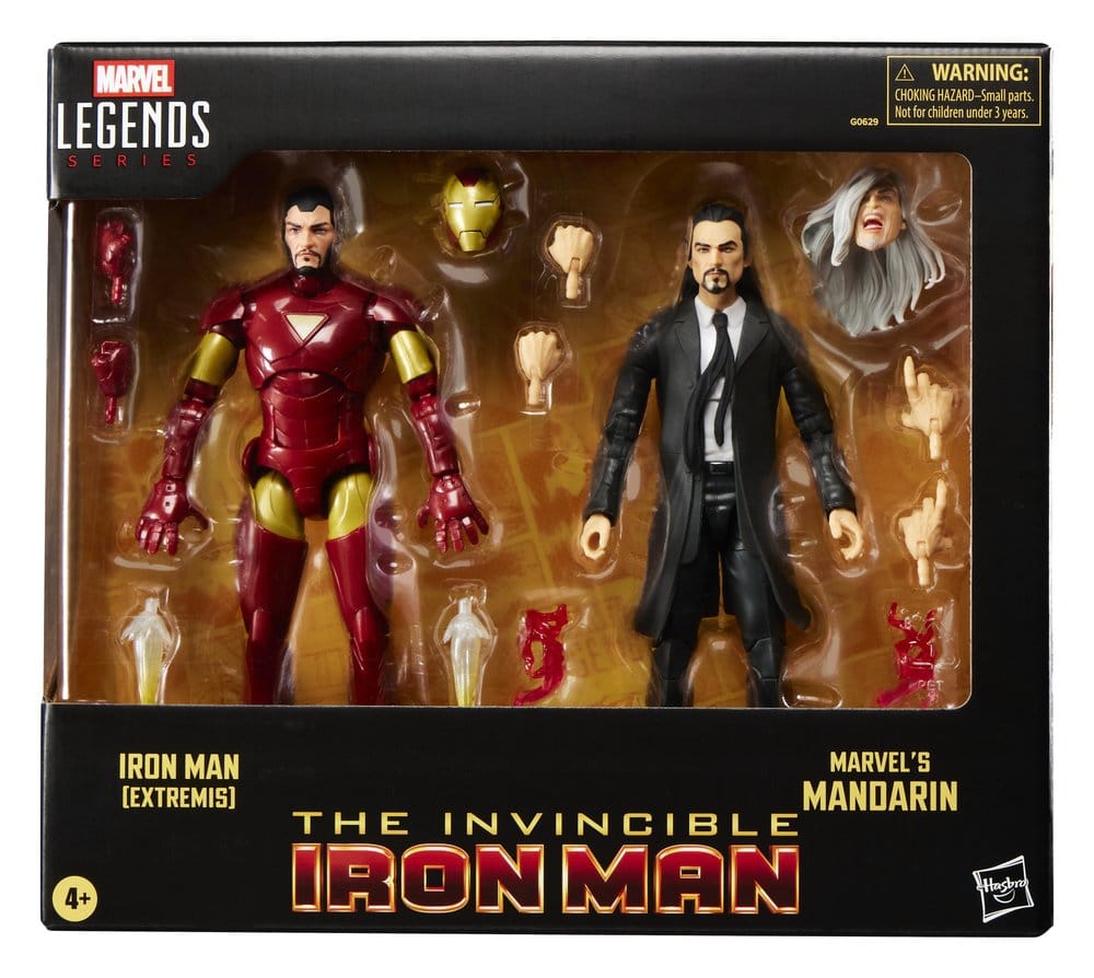 Hasbro Marvel Iron Man (Extremis) & Marvel’s Mandarin Marvel Legends 2er-Pack Actionfiguren