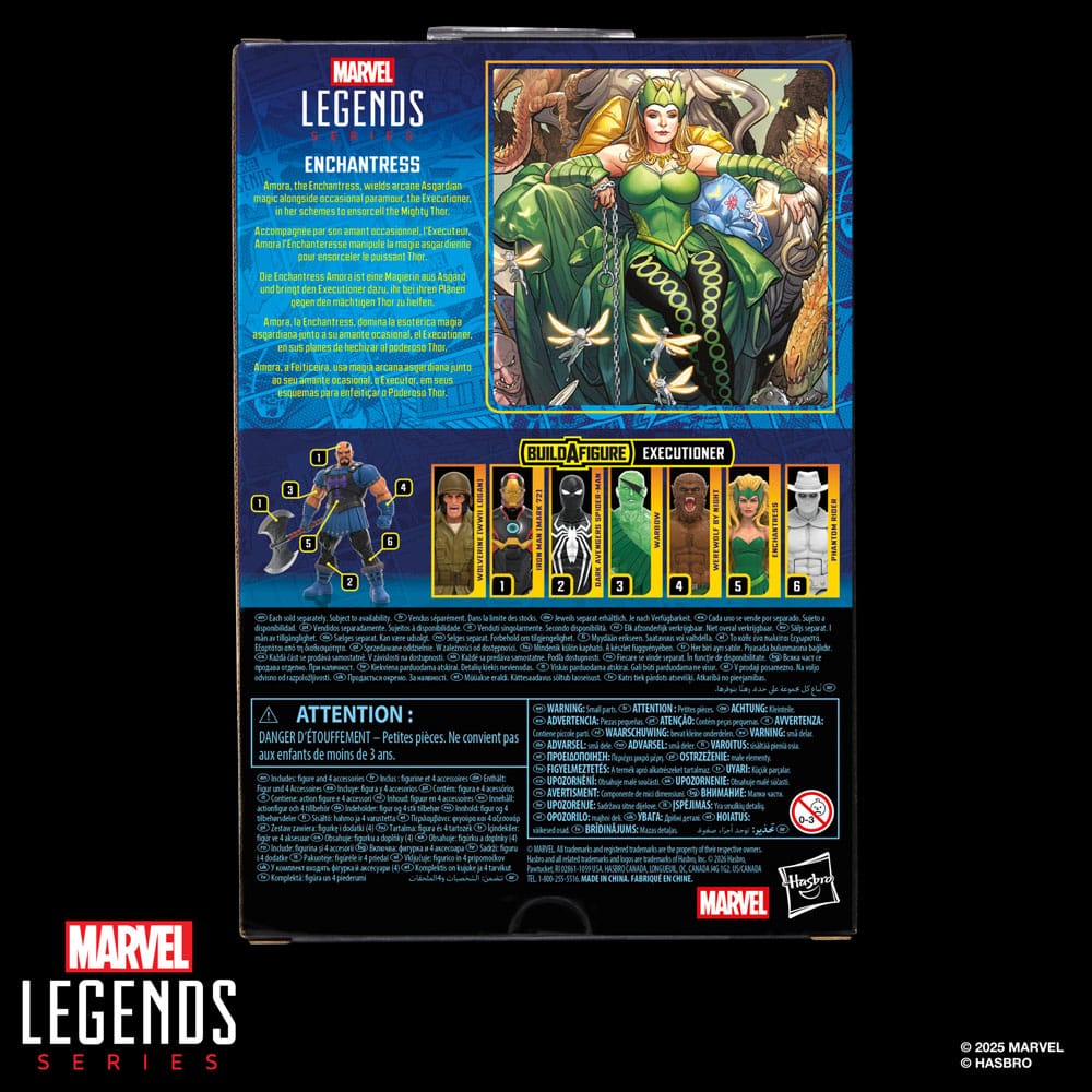 Hasbro Marvel Legends Enchantress BAF Executioner 1/6 Actionfigur