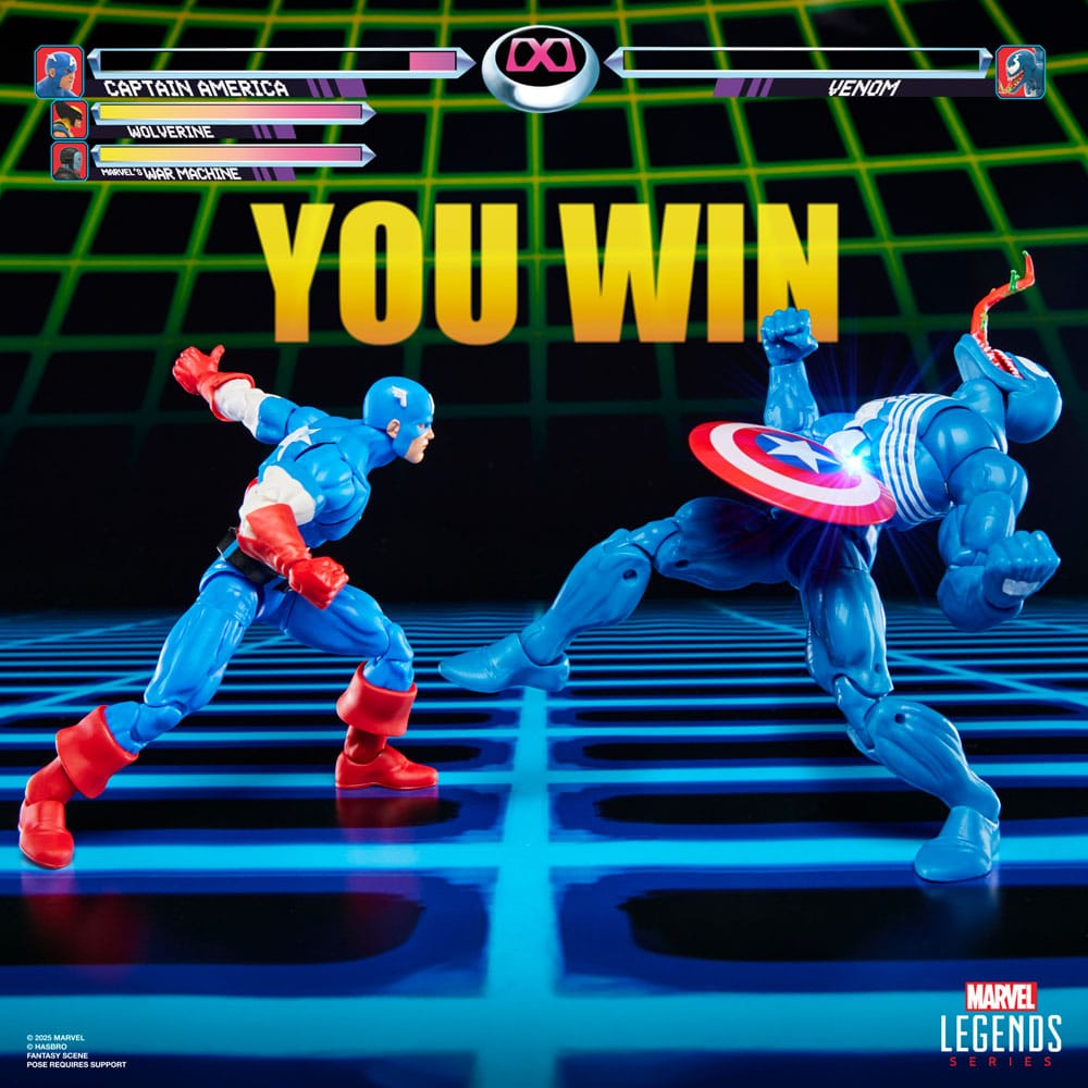 Hasbro Marvel Legends Gamerverse Captain America Vs Venom 2er-Pack Actionfiguren
