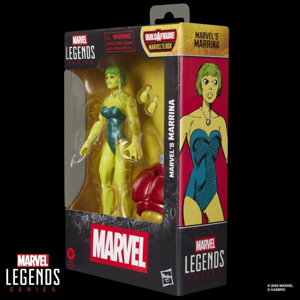 Hasbro Marvel Legends Marvels Marrina BAF Marvel’s Box Actionfigur