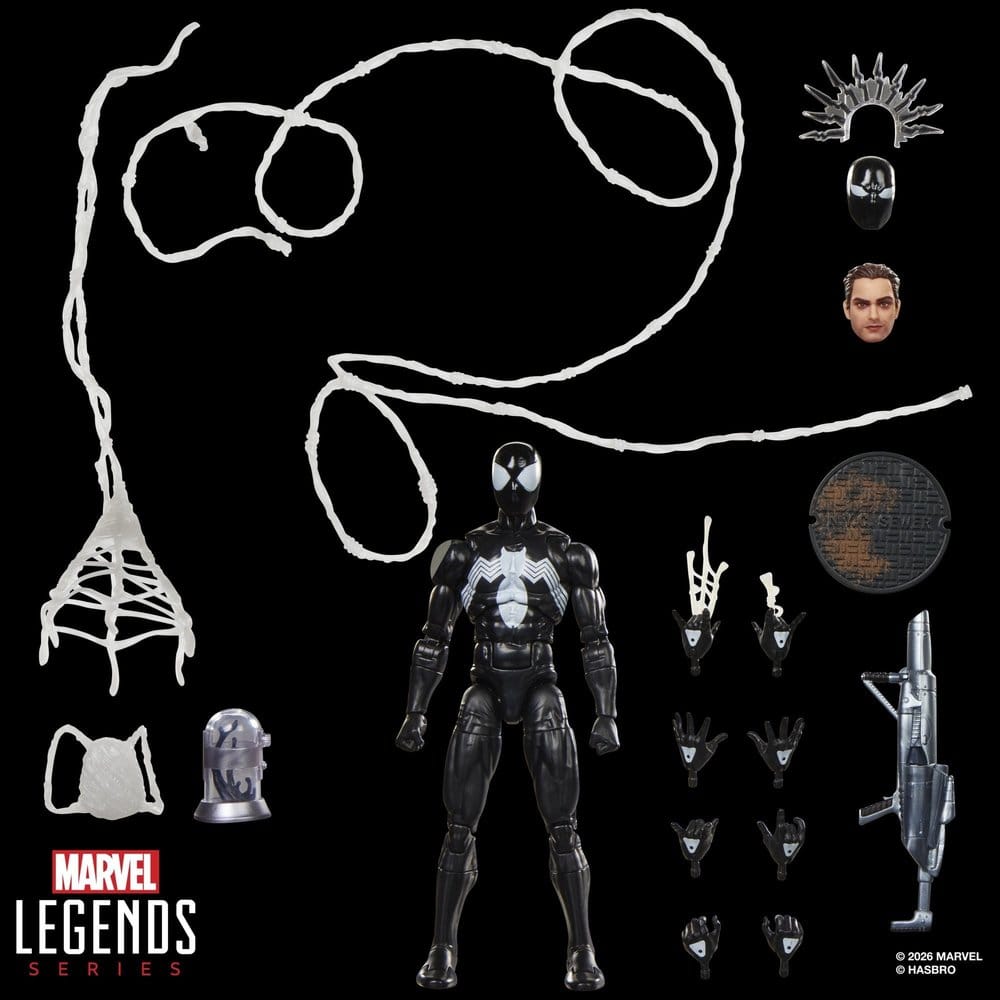 Hasbro Marvel Legends Maximum Series Symbiote Spider-Man Actionfigur