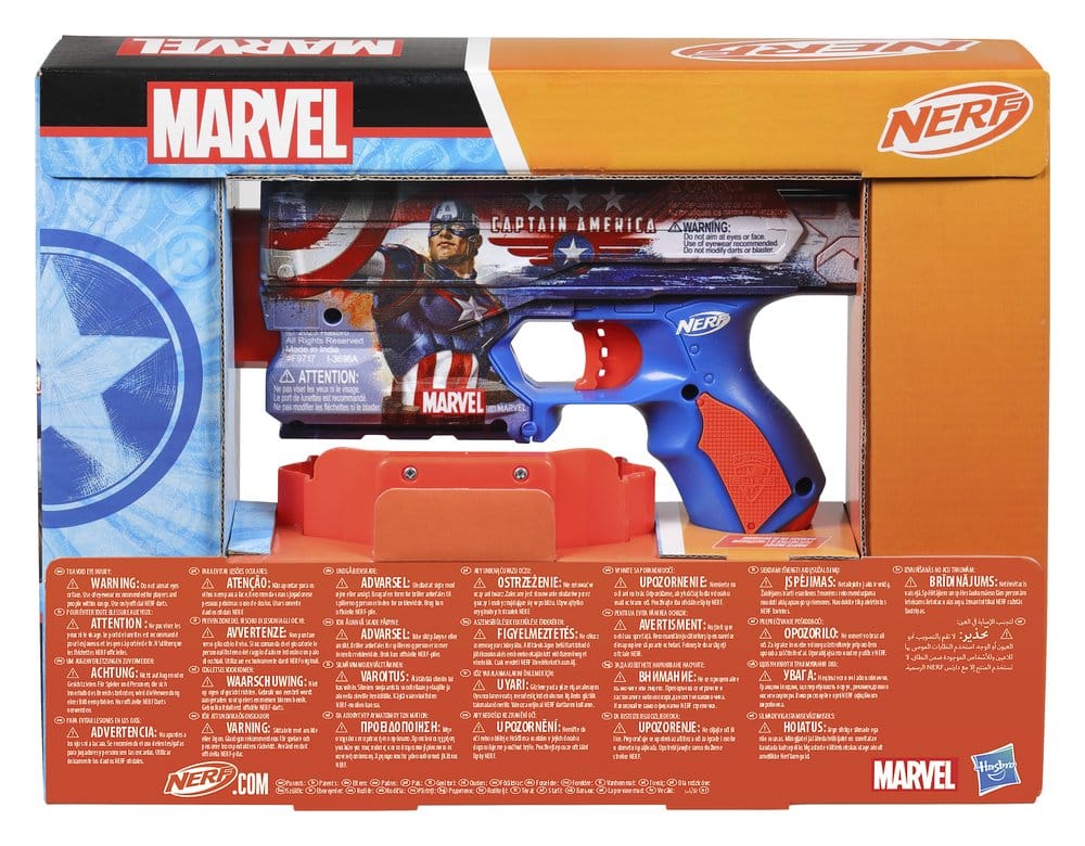 Hasbro Marvel NERF Dart-Blaster Captain America