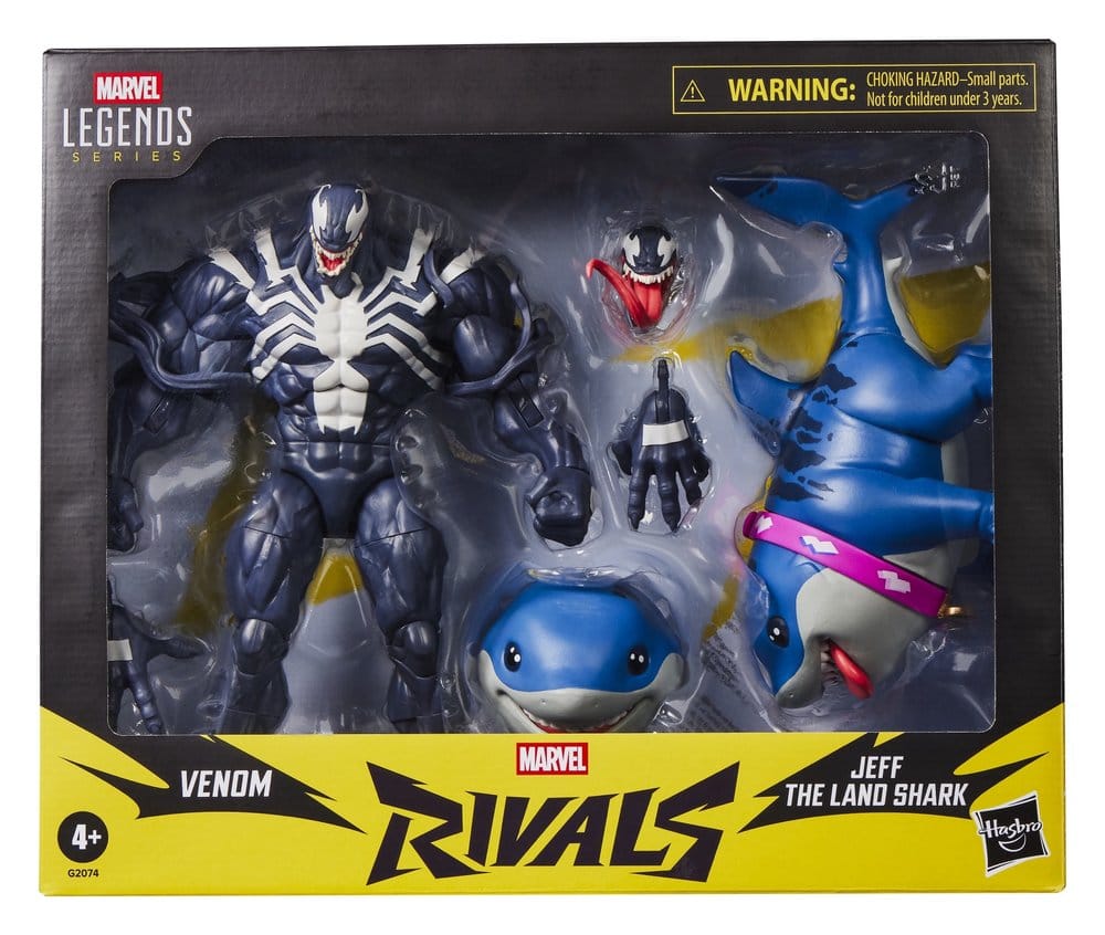 Hasbro Marvel Rivals Venom & Jeff the Land Shark Marvel Legends Actionfiguren 2er-Pack