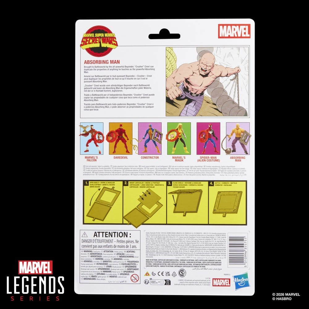 Hasbro Marvel Secret Wars Absorbing Man Legends Actionfigur