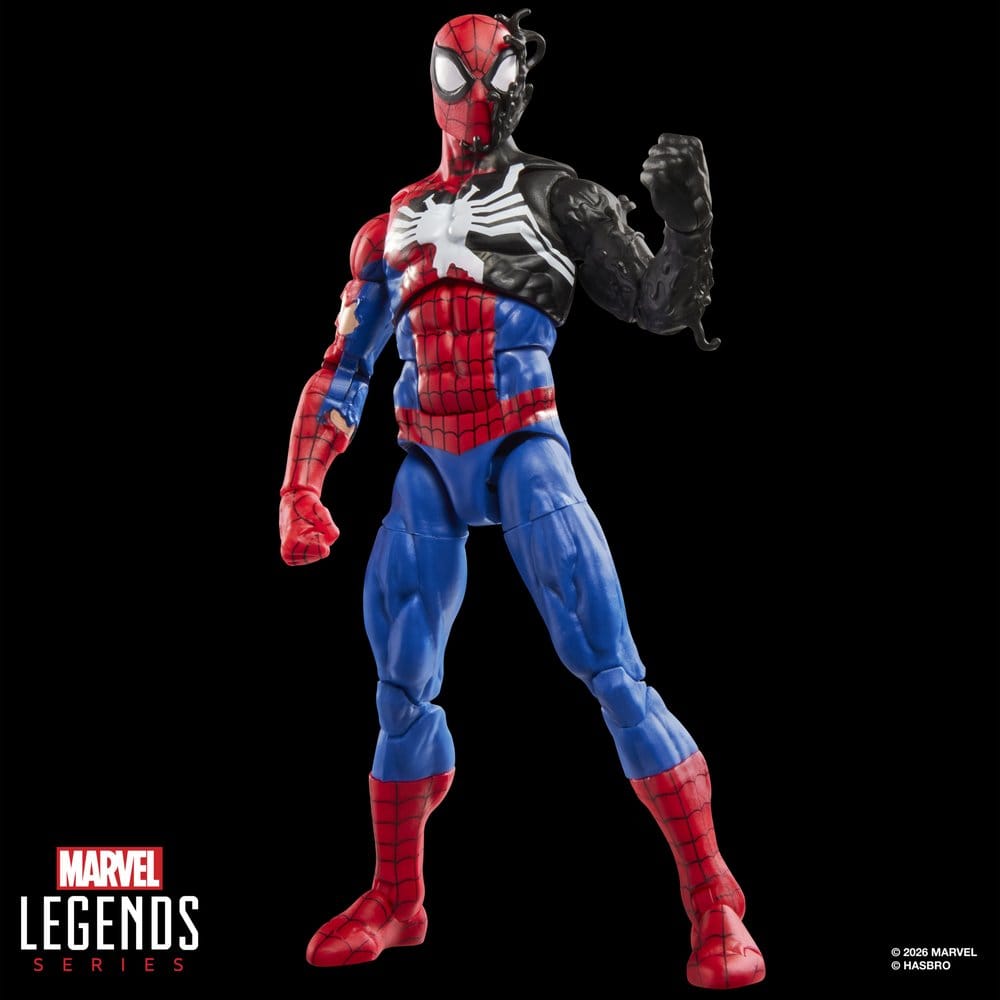 Hasbro Marvel Secret Wars Legends Spider-Man Alien Costume Actionfigur