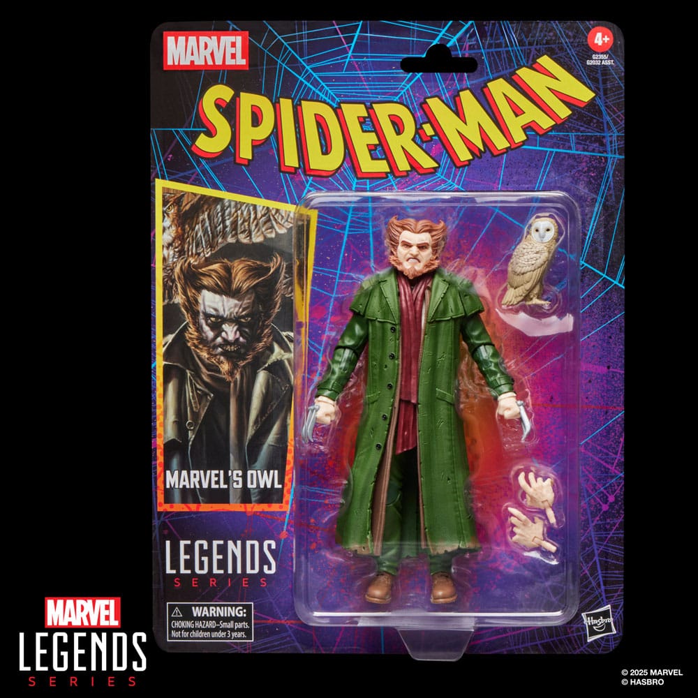 Hasbro Marvel Spider-Man Legends Retro Marvel’s Owl Actionfigur