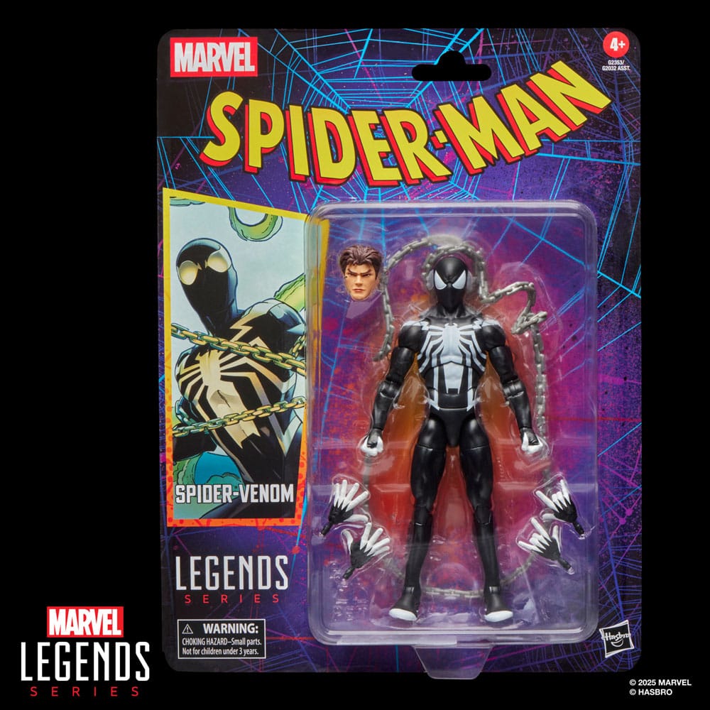 Hasbro Marvel Spider Man Retro Spider Venom Actionfigur