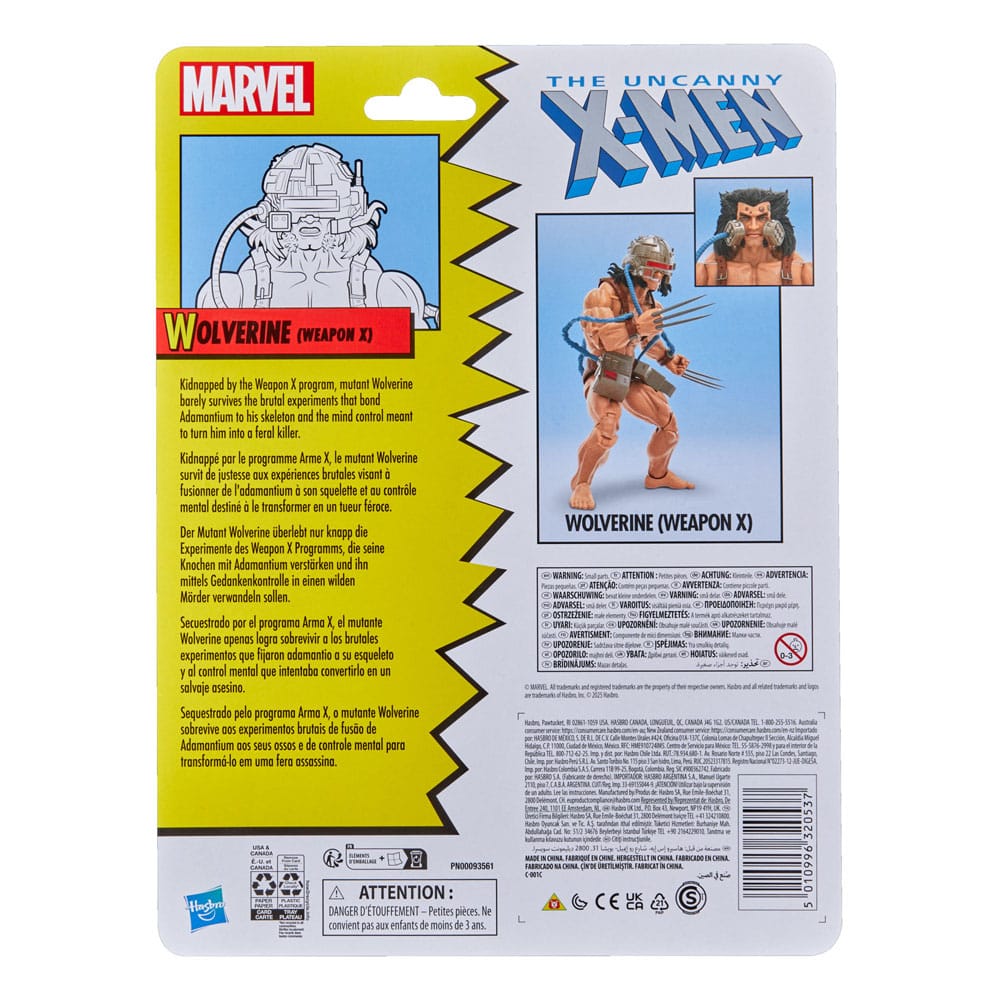 Hasbro Marvel X-Men Weapon X Wolverine (Weapon X) Legends Actionfigur