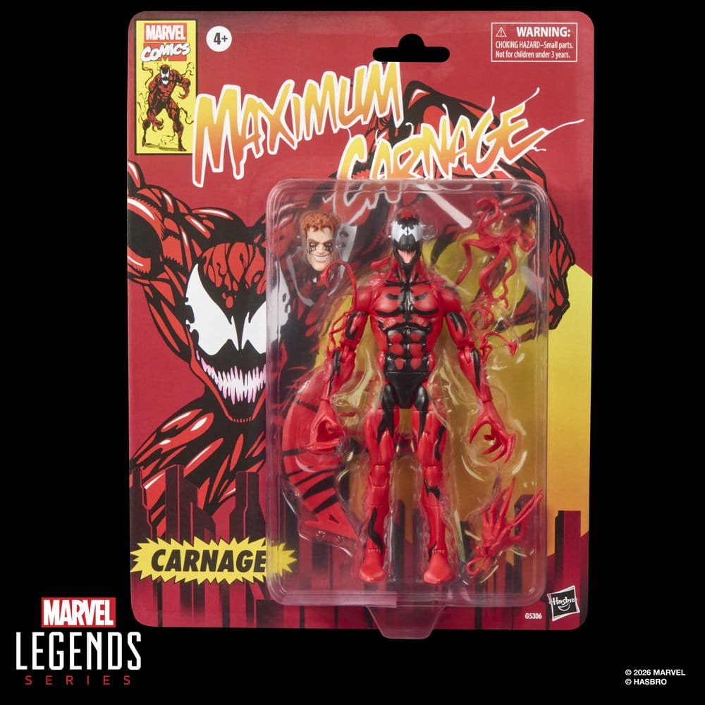 Hasbro Maximum Carnage Carnage Marvel Legends Actionfigur