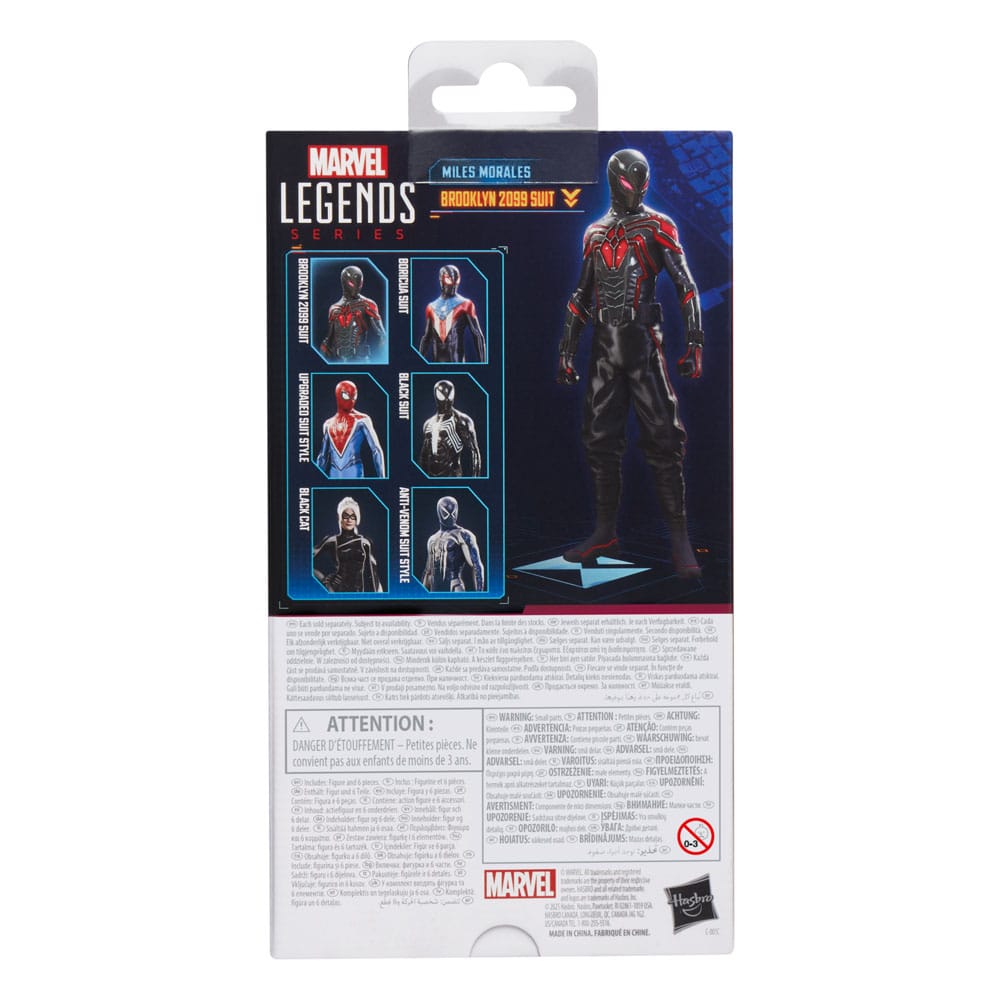 Hasbro Spider-Man 2 Marvel Legends Gamerverse Miles Morales Brooklyn 2099 Suit Actionfigur