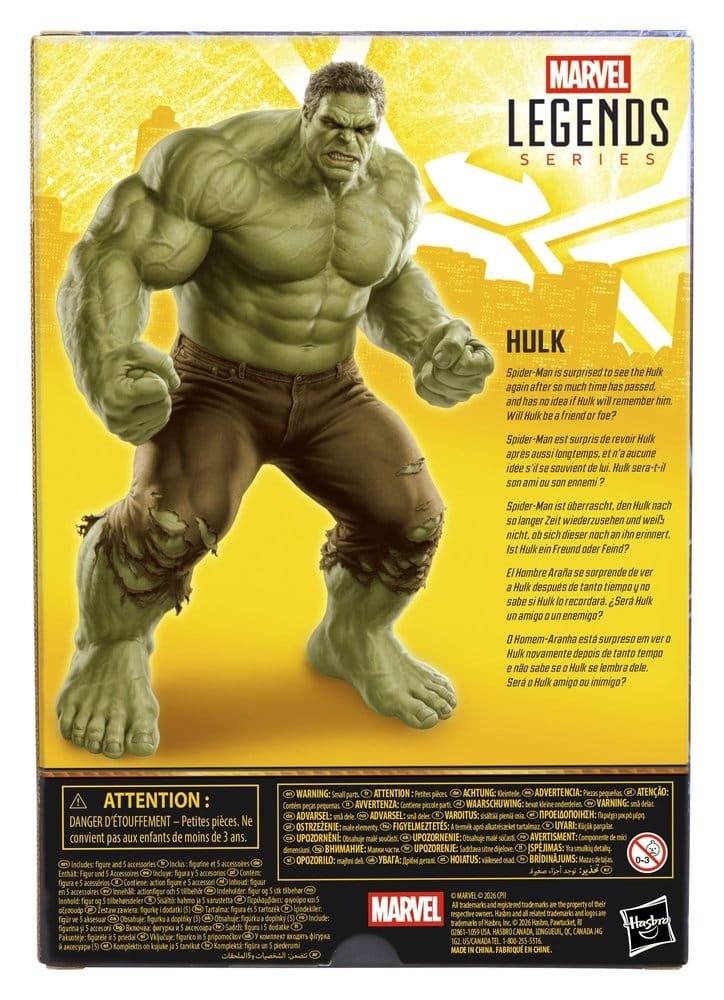 Hasbro Spider-Man Brand New Day Hulk Marvel Legends Actionfigur