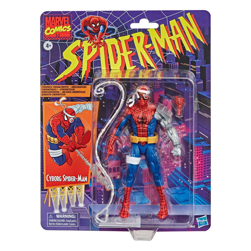 Hasbro Spider-Man Cyborg Spider-Man Marvel Retro Collection Actionfigur